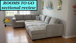 Rooms to go sectional sleeper furniture review  Angelino Heights [upl. by Leivad449]