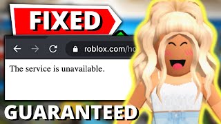 How To Fix Roblox If It Says Service Unavailable [upl. by Kowalski793]