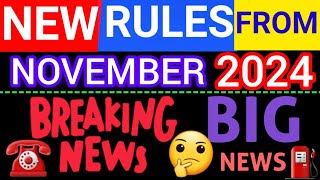 1 NOVEMBER NEW RULES  RULES CHANGE  LPG  RAILWAY RESERVATION [upl. by Latsirhc892]