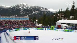 Skiing  Mens Alpine Downhill  Vancouver 2010 Winter Olympic Games [upl. by Learsi]