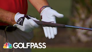 How to Properly Grip Your Golf Club  GOLFPASS  Golf Channel [upl. by Irelav]