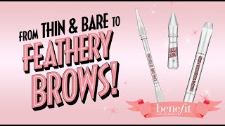 Barely There to Feathery Brow Tutorial [upl. by Nylrem]