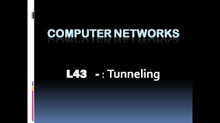 Computer Networks L43  Internetworking part 3 Tunneling KTU BTech CSE  CS306 CST286 [upl. by Guenzi821]