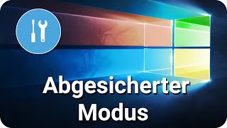 Windows 10 im abgesicherten Modus starten mit LAN o CMD [upl. by Donelu]