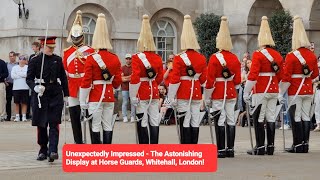 Unexpectedly Impressed  The Astonishing Display at Horse Guards Whitehall London [upl. by Idona986]