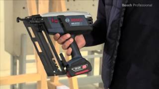 Bosch Cordless Nailer  GSK 18 VLI Professional [upl. by Nwadal]