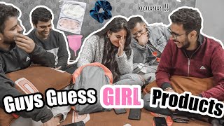 Quizzing BOYS On Female Products  Guy Friends Guess Girl Products  Mamta Thakur [upl. by Klemens]