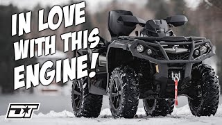 Can Am Outlander Max XT 650 ATV Review  2Up MidBore Awesomeness [upl. by Nraa217]