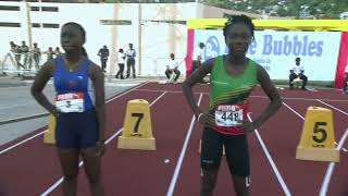 CARIFTA Games 2024 Grenada  Girls 100 Meter Dash Under 17 SF 3 [upl. by Brit]