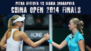 Petra Kvitova vs Maria Sharapova  China Open 2014 Finals [upl. by Christiane]