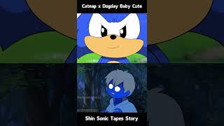 SHIN SONIC x TAILS SO BABY Cute story The Sonic Tapes Animation [upl. by Akere]