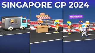 Singapore GP 2024  Highlights  Comedy on F1 racing [upl. by Athalee]