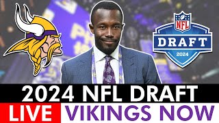 Minnesota Vikings NFL Draft 2024 Live Round 1 [upl. by Tilda]