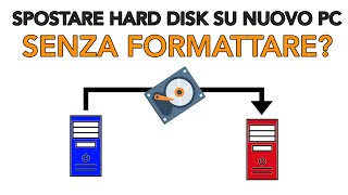 Si può spostare lhard disk sul nuovo PC SENZA FORMATTARE [upl. by Jamila]