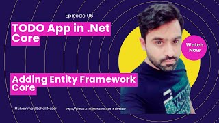 Adding Entity Framework Core [upl. by Hgielra684]