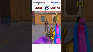 AKM VS UMP Full comper 🥵🗿 bgmi pubgmobile gamingshorts shortsfeed [upl. by Agustin295]