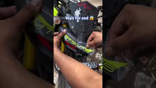 automobile wrapping mt15 wrap biker funk youtubeshorts trending trendingshorts [upl. by Ardnaid]