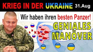 31AUGUST Ukrainer ziehen die Schlinge zu  Russen rennen davon und lassen intakten Panzer zurück [upl. by Nehgam]