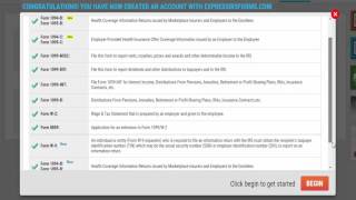 Create Free Account with IRSAuthorized ExpressIRSForms [upl. by Cirri]