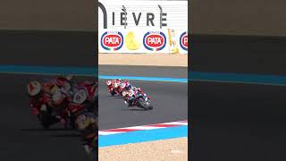 Vierge 🆚 Petrucci for P4 🔥  2024 FrenchWorldSBK 🇫🇷 [upl. by Koralle552]