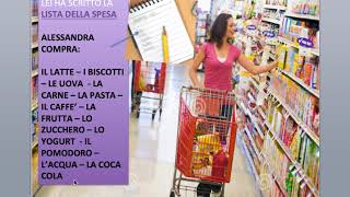 AL SUPERMERCATO LA LISTA DELLA SPESA [upl. by Ardel787]