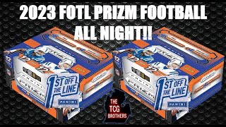 PRIZM FOTL Release Week Breaks 099102  2023 National Treasures CASE  2023 FOTL Prizm Football [upl. by Arret517]