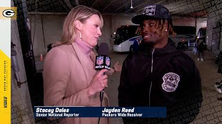 Jayden Reed on returning to his hometown of Chicago  Packers vs Bears [upl. by Macegan230]