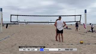 110224 CBVACOEDquotAquot Beach Volleyball [upl. by Aikram]