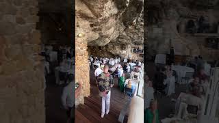 View from Ristorante Grotta Palazesse in Puglia [upl. by Mazlack494]