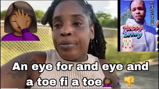 An eye for an eye I guess this is it🚶🏾‍♀️❌👋support shortvideo wickedness familylife disgusting [upl. by Mohamed]