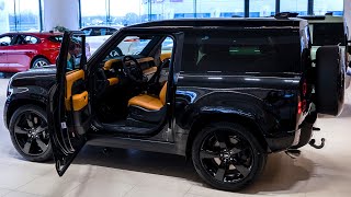 2024 Black Land Rover Defender 90 V8  Luxury SUV in Detail [upl. by Rather]