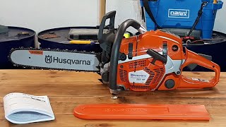 Chainsaw Husqvarna 560XP  AUTOTUNE  Model 2020  Unboxing  Video Tour [upl. by Rabiah]