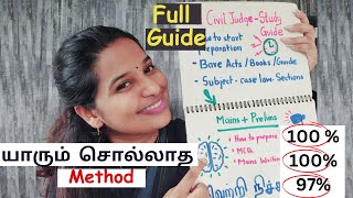 How to start preparation for Tamil Nadu Civil Judge Exam  Tips and Plan [upl. by Nnahgem]