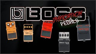 Boss Distortion Pedals Comparison  by Nick Percev [upl. by Winfrid5]