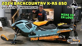 2024 SkiDoo Backcountry XRS 850  Overview amp Walkaround  The Perfect Crossover Snowmobile [upl. by Ydospahr]