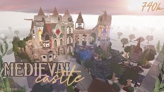 Bloxburg  Medieval Castle Speedbuild 1K Special  Arizen [upl. by Theurich869]