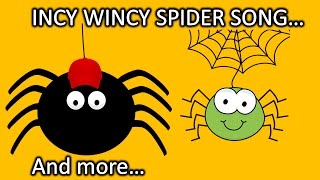 Incy Wincy Spider Song  Nursery Rhyme [upl. by Annmarie]