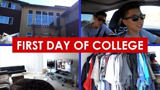 First Day of College  Apartment Tour  Visiting Our Freshman Year Dorm  Ep 173 [upl. by Gamin]