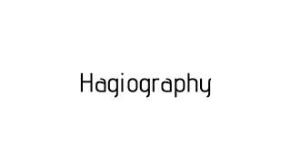 How to pronounce Hagiography  Hagiography pronunciation [upl. by Cochard]