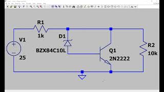 Analysis of shunt voltage regulator [upl. by Irisa87]