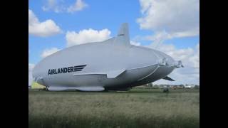 Airlander the worlds BIGGEST airships 1st time out of the hanger [upl. by Anneh]