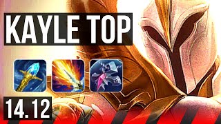 KAYLE vs GANGPLANK TOP  7k comeback 6 solo kills 47k DMG 700 games  EUW Challenger  1412 [upl. by Ennaer]