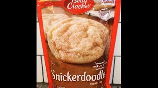 Making Betty Crocker Snickerdoodle Cookies [upl. by Neelac413]