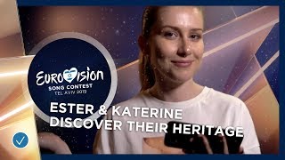 Katerine Duska 🇬🇷 and Ester Peony 🇷🇴 discover more about their heritage [upl. by Omora]