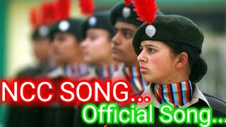 NCC SONG  OFFICIAL SONG PLAYED DURING NCC RALLY DELHI NCC SONG LYRICS  ENGLISH  HINDI  LINES [upl. by Leiso548]