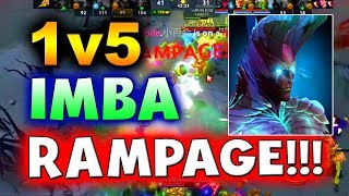 1v5 TERRORBLADE IMBA GG Costabile RRRAMPAGE  DreamLeague MAJOR DOTA 2 [upl. by Virg]