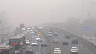 Winter brings Chinas worst smog of the year [upl. by Nalorac36]