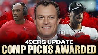 Big 49ers draft update SF racks up 5 comp picks — but bad news with Jimmy Garoppolo return [upl. by Tihom]