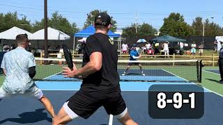 50 Pickleball Prize  Tourney Elimination Game  PapakonstantisVollbach Vs HolwaySpinosa [upl. by Eivod]