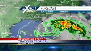 The Latest On Tropical Storm Debby [upl. by Marji]